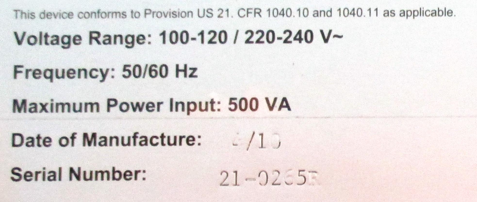 2010 Palomar Q-YAG 5 Laser 1064nm 532nm QYAG5 Tattoo Ink Removal Powerful System