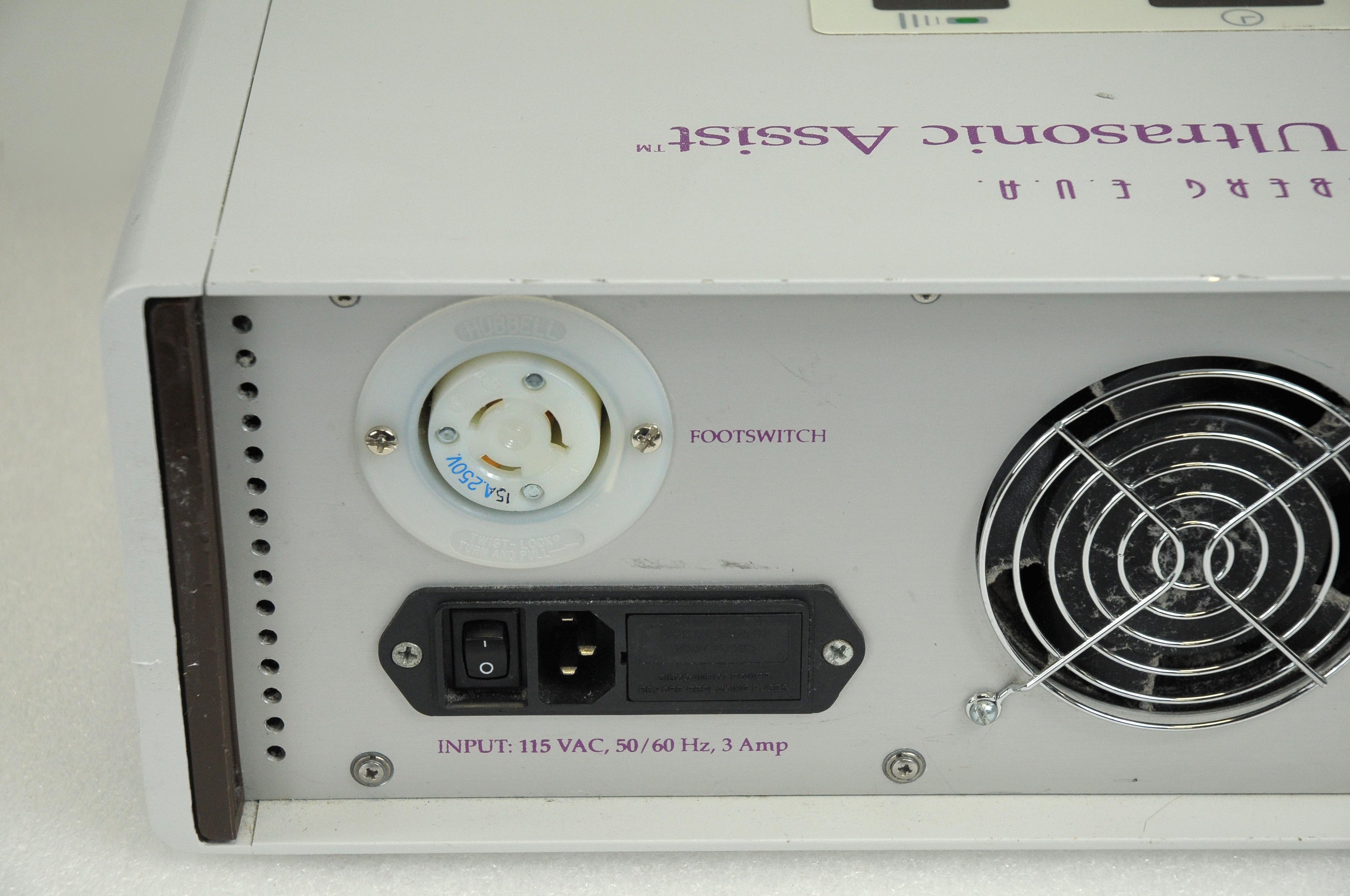 Wells Johnson Silberg External Ultrasonic Assist Aspirator System Infusion Pump