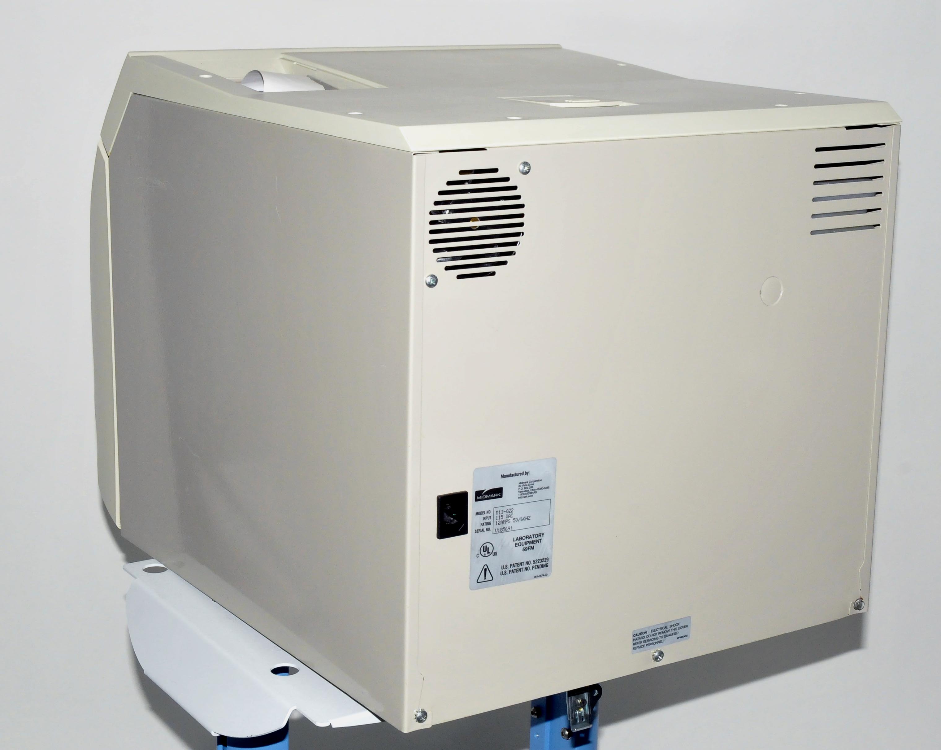 2005 Midmark Ritter M11-022 Autoclave Automatic Sterilizer Steam Chamber M 11