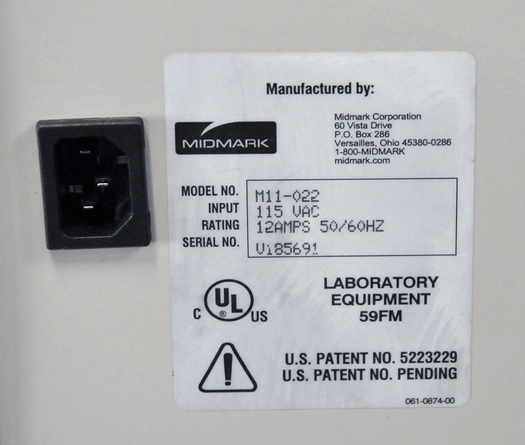 2005 Midmark Ritter M11-022 Autoclave Automatic Sterilizer Steam Chamber M 11