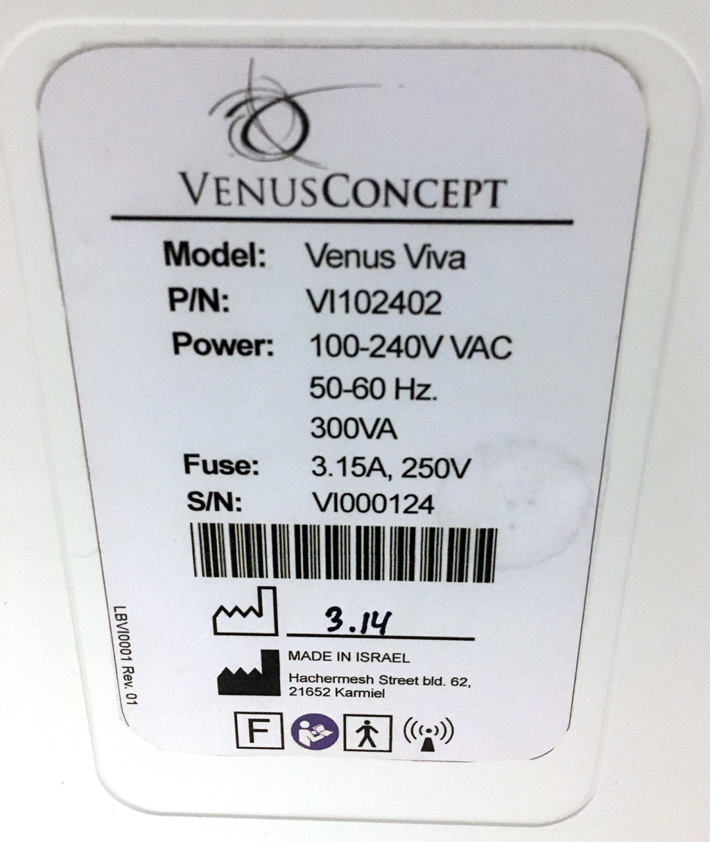 Venus Concept Viva Facial Resurfacing Skin NanoFractional Radio Frequency Device