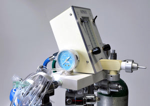 Accutron Alpha III Dental Nitrous Oxide Flowmeter 2 Tanks Mobile Stand Portable