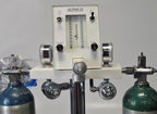 Accutron Alpha III Dental Nitrous Oxide Flowmeter 2 Tanks Mobile Stand Portable