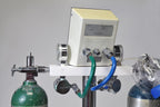 Accutron Alpha III Dental Nitrous Oxide Flowmeter 2 Tanks Mobile Stand Portable