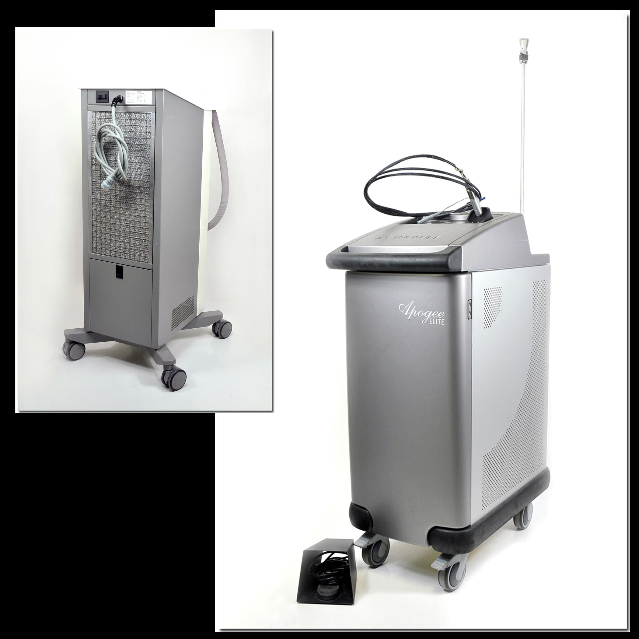 2006 Cynosure Apogee Elite Zimmer Cryo5 Chiller Hair Removal Lesion YAG 1064 755