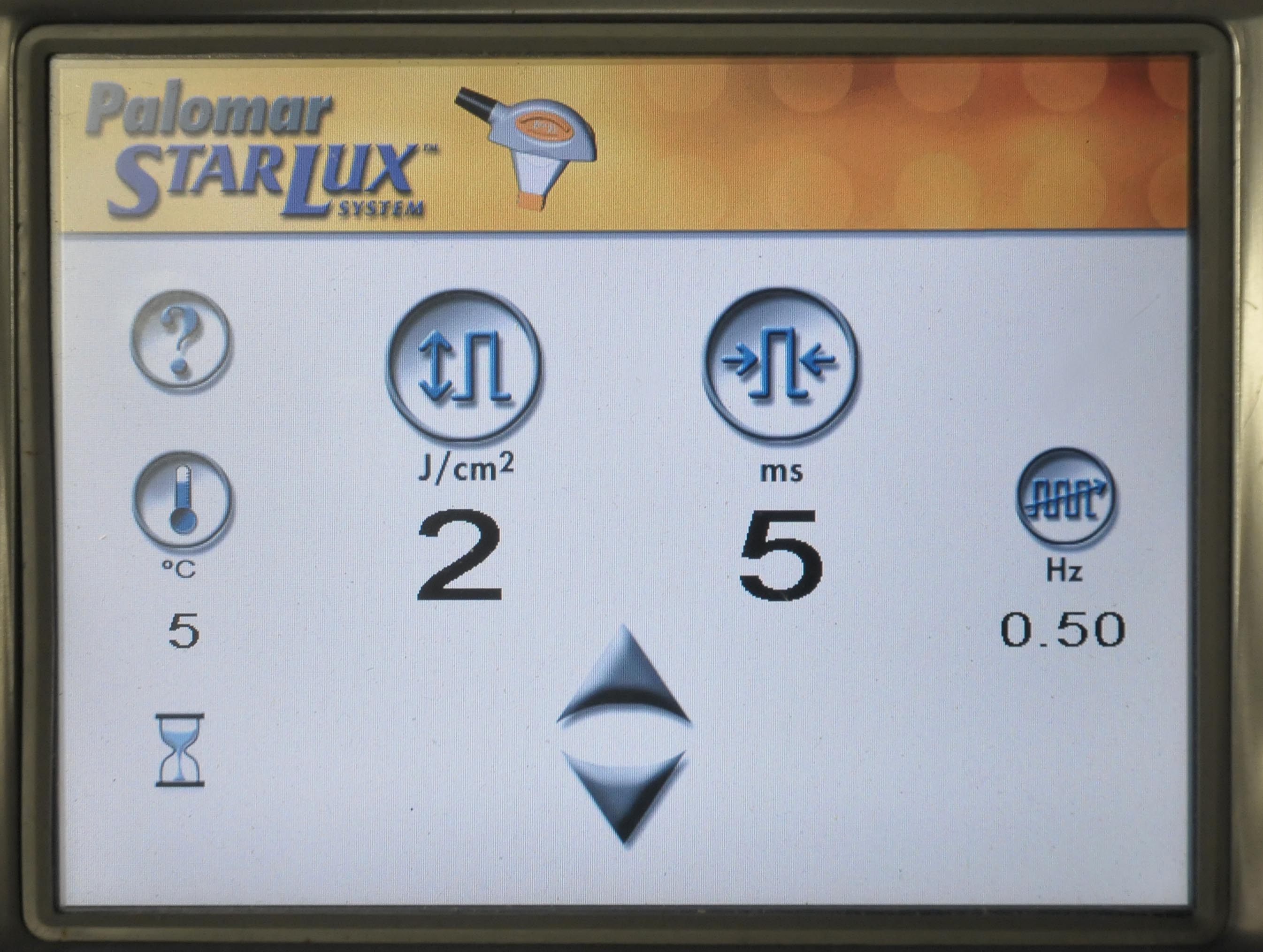 2008 Cynosure StarLux 300 500 Lux Laser System LuxYs Handpiece Palomar Ys Yellow