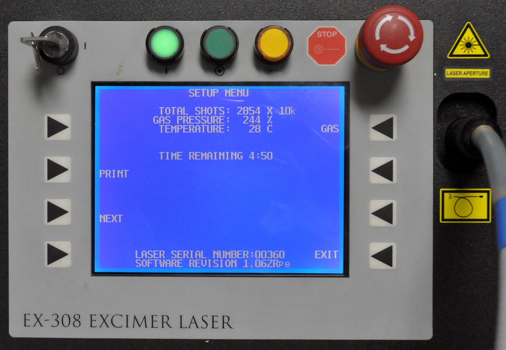 2008 Excimer EX-308 Pharos Phototherapy Laser System Monochromatic - (FOR PARTS)