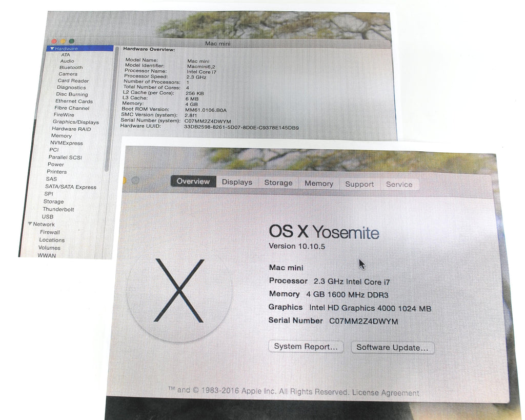 Apple Mac Mini 2.3 GHz Intel Core i7 4GB 1600 MHz DDR3 Computer - Yosemite