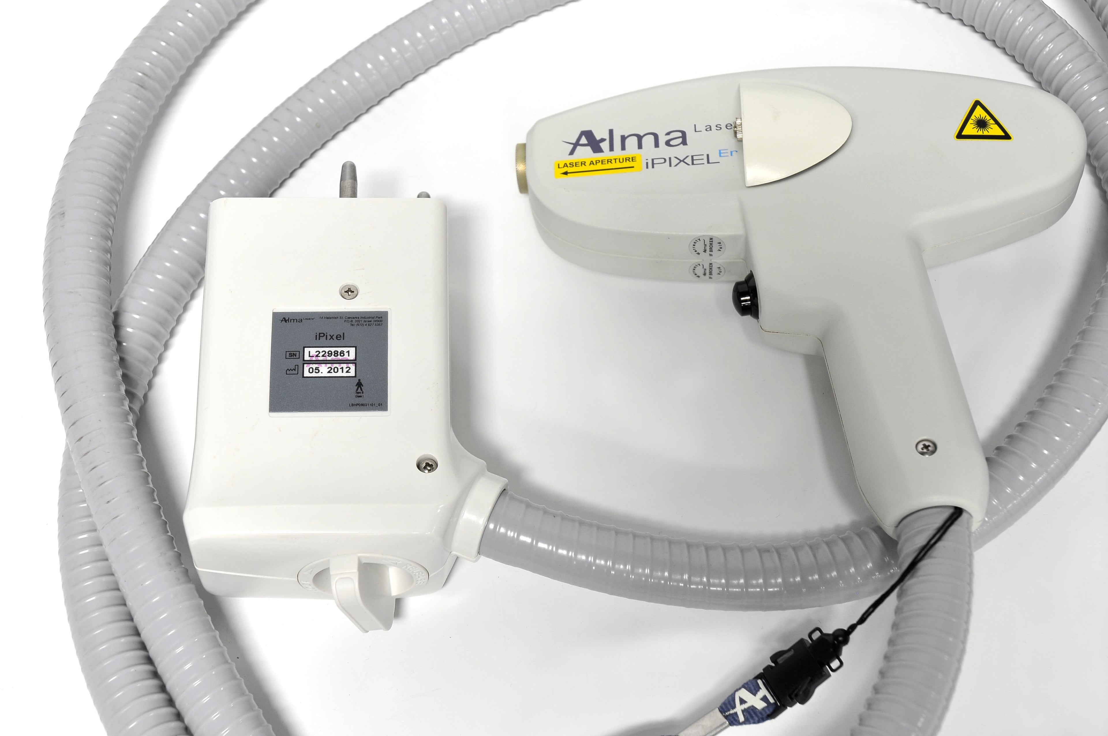 2012 Alma Harmony XL Laser iPixel Hand Piece Er Erbium Tips: Yag 2940 7x7 Roller