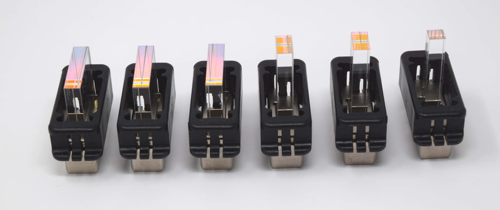 Lumenis EMC Crystal IPL Laser Filter Tips Set Light Prism 590nm 615nm w/ Base