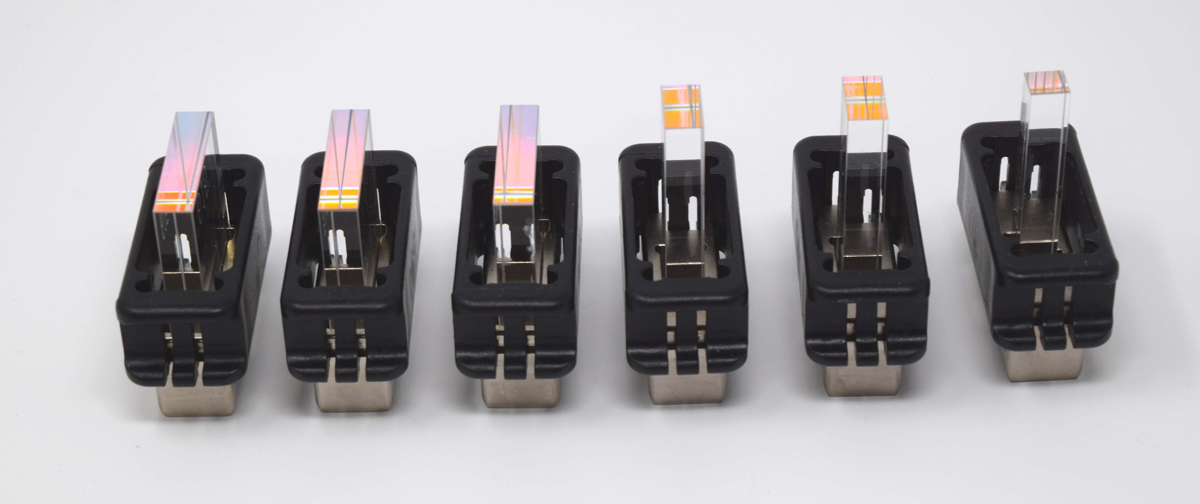 Lumenis EMC Crystal IPL Laser Filter Tips Set Light Prism 590nm 615nm w/ Base