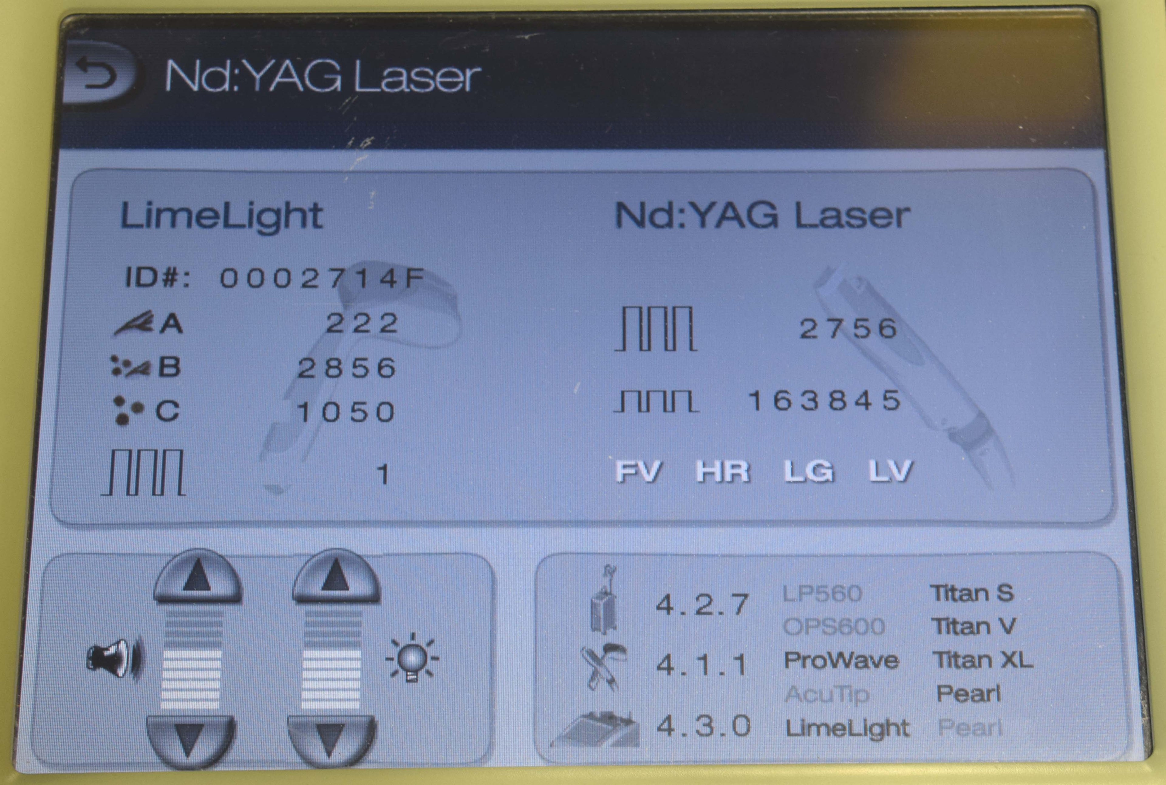 2007 Cutera XEO IPL Laser Nd:YAG 1064 Titan XL LimeLight ProWave Pearl LOW SHOTS