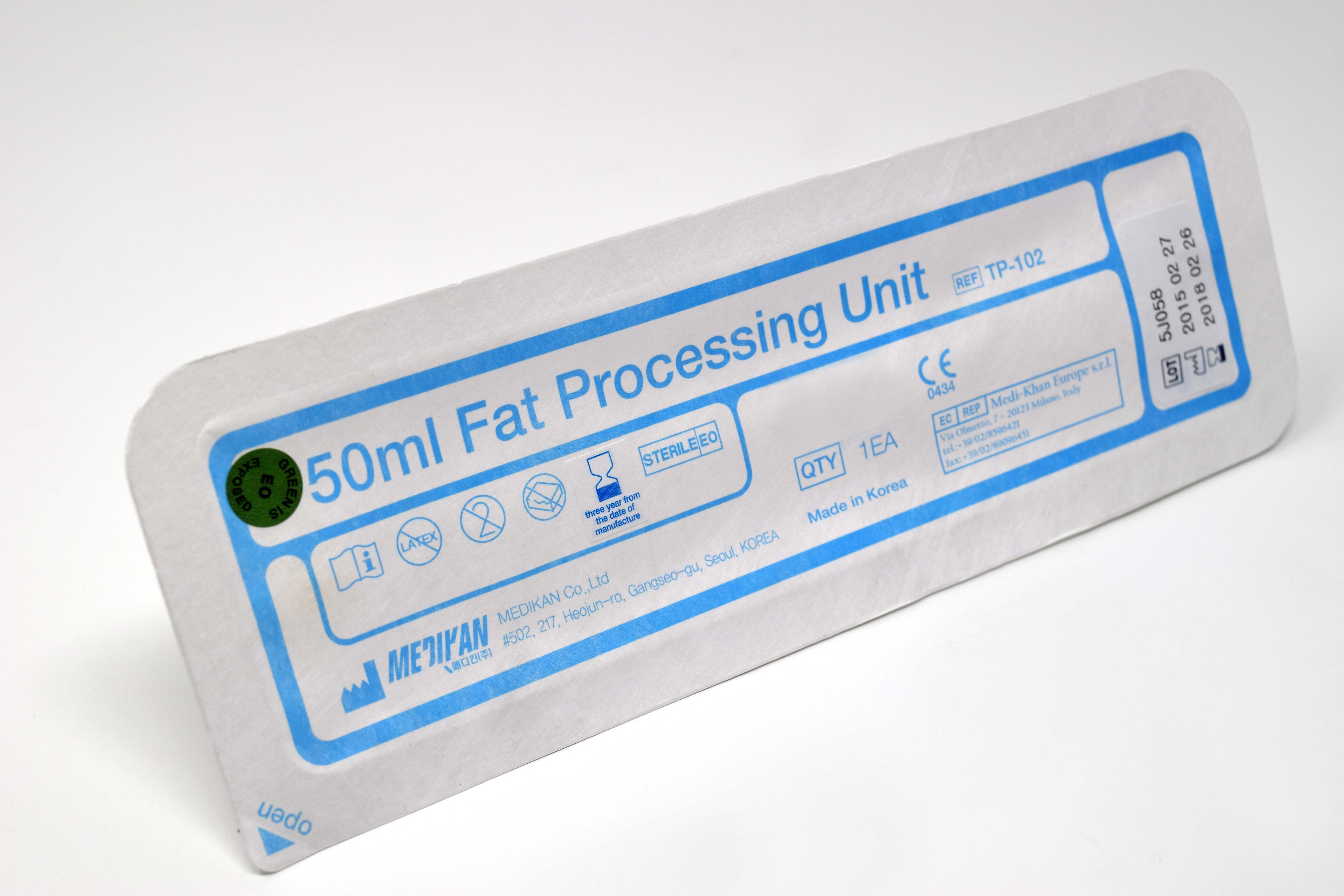 Medikan Lipokit 50ml Fat Processing Syringe Unit - TP-102 Use w/ LK-100 System