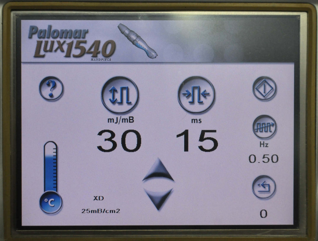 2014 Palomar Lux1540-XD Fractional Handpiece 1540XD StarLux 300 500 ~ 0 PULSE !!