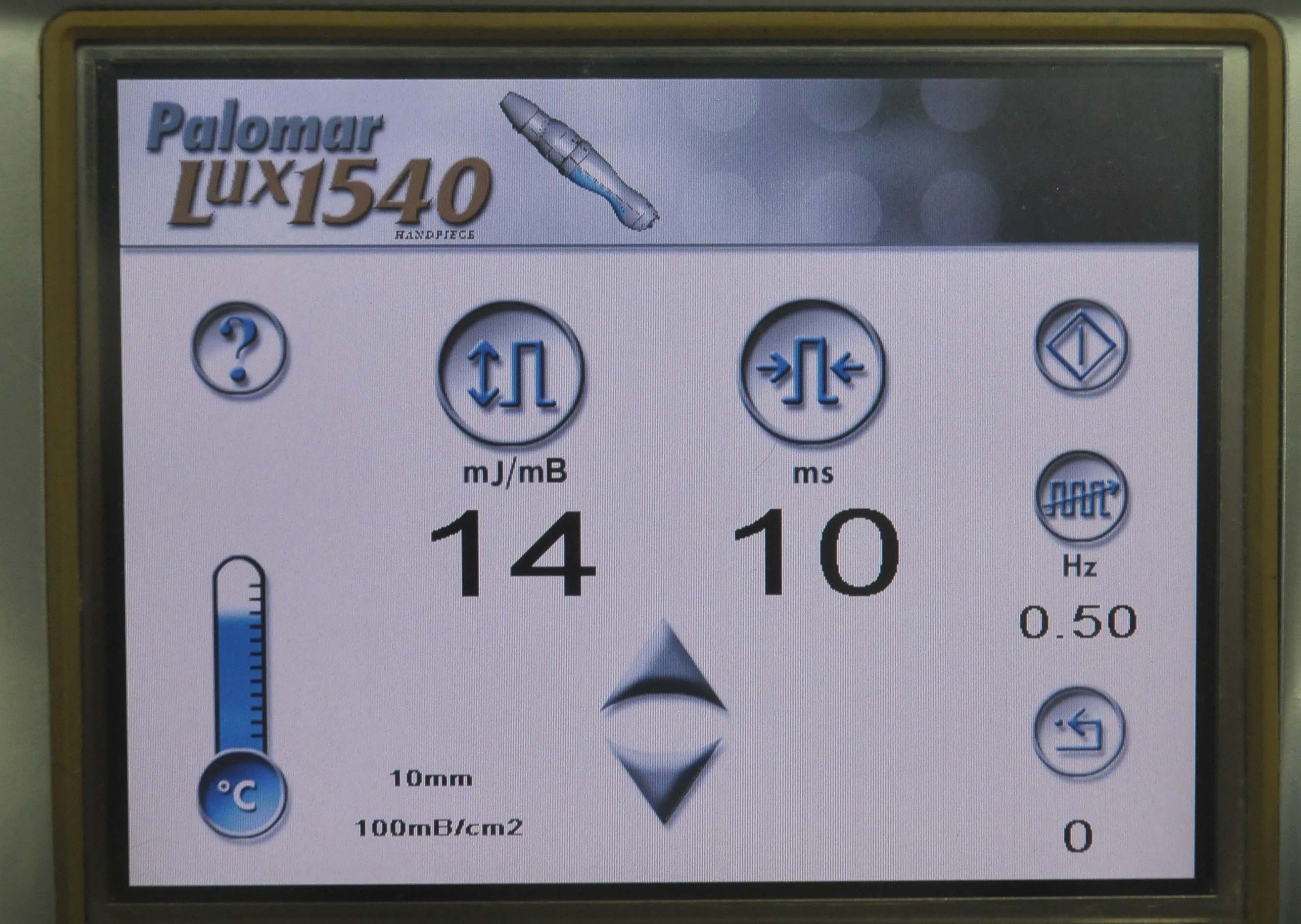 2014 Palomar Lux1540-XD Fractional Handpiece 1540XD StarLux 300 500 ~ 0 PULSE !!