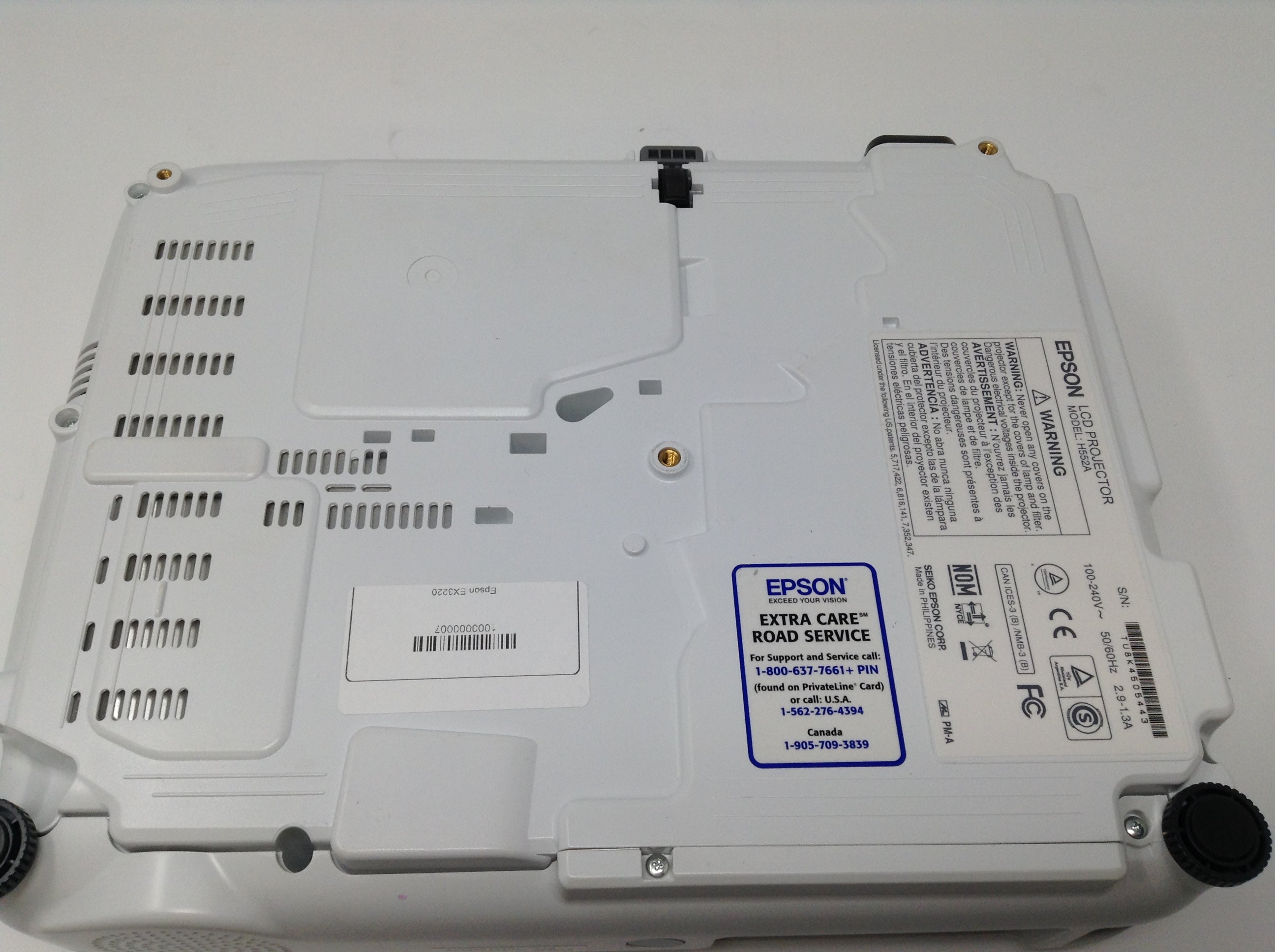 Epson EX3220 HDMI Portable SCGA Projector H552A 3000 Lumens