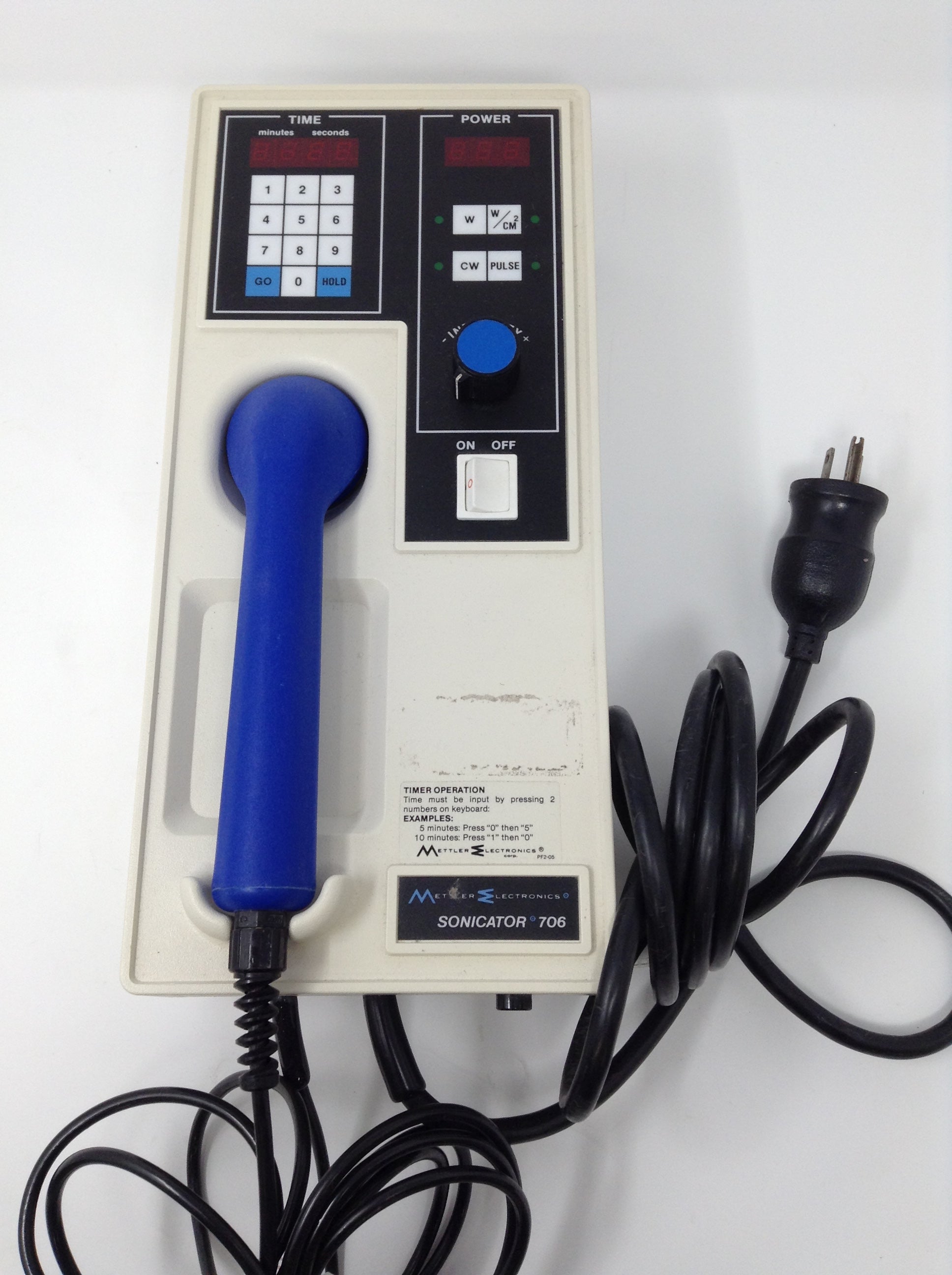 Sonicator 706 Mettler Electronics Ultrasound Machine