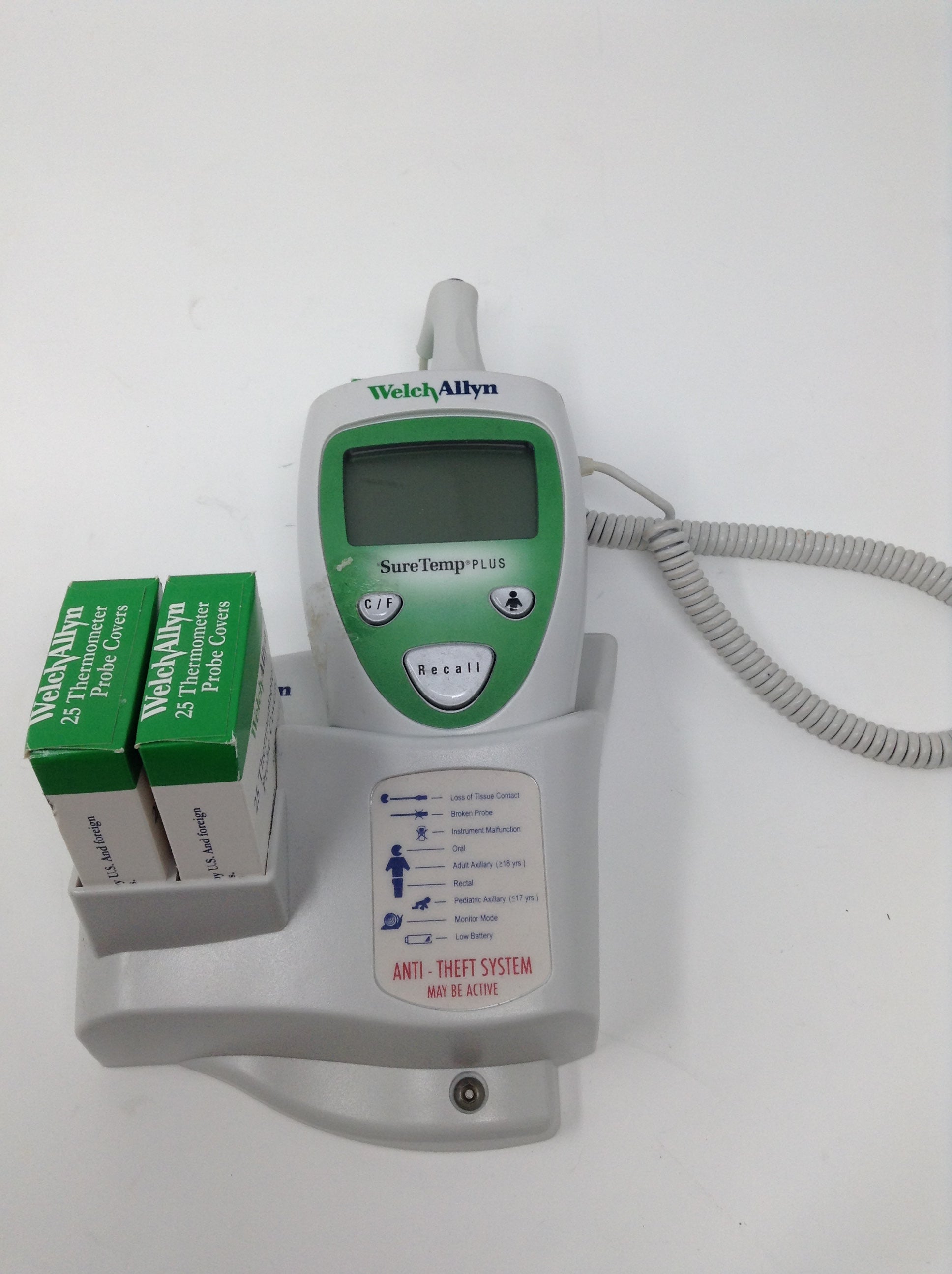 Welch Allyn Sure Temp 690 Plus Thermometer with 65 Probe Covers