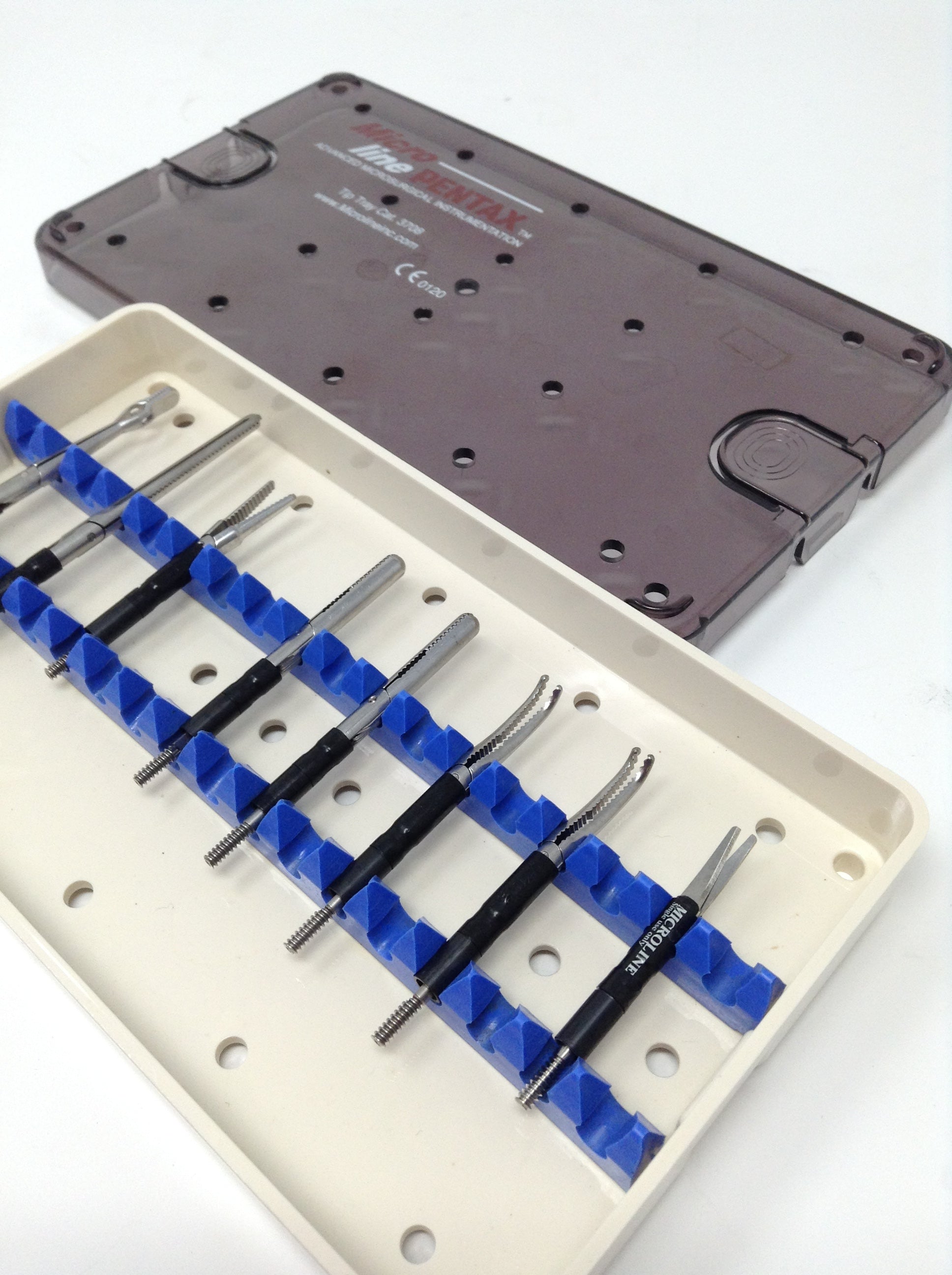 Lot of 8 LM-10 Clip Applier Tray 3708 LM10 Micro Autoclave Pentax Micro Line