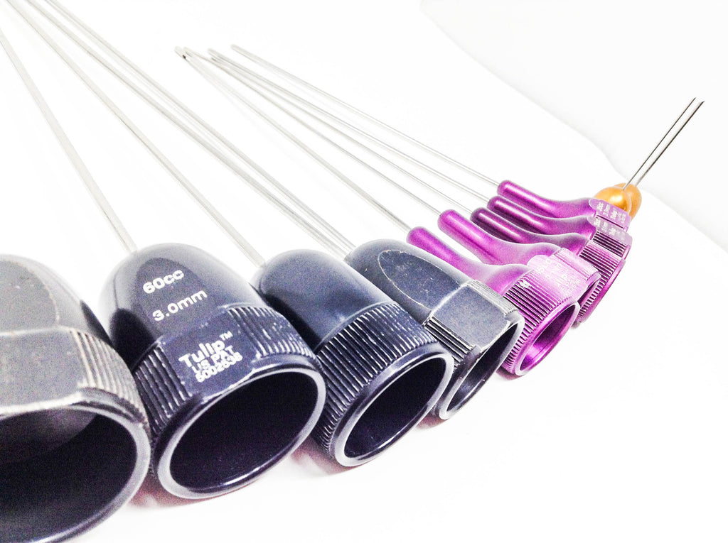 Tulip Cannula Liposuction Surgical Needles 13 Lipo Stainless Steel Lot w Handle