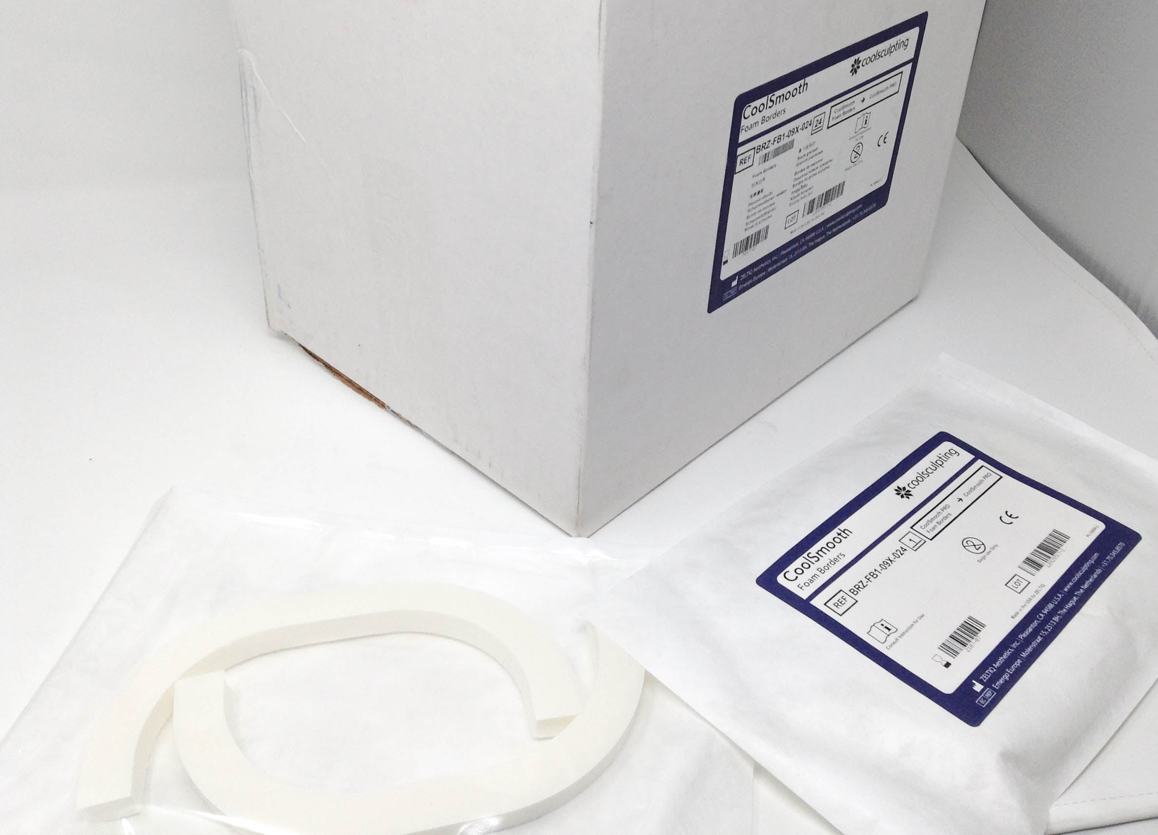 Zeltiq CoolSmooth Foam Borders CoolSculpting Cool Smooth BRZ-FB1-09X-024 (24Pk)