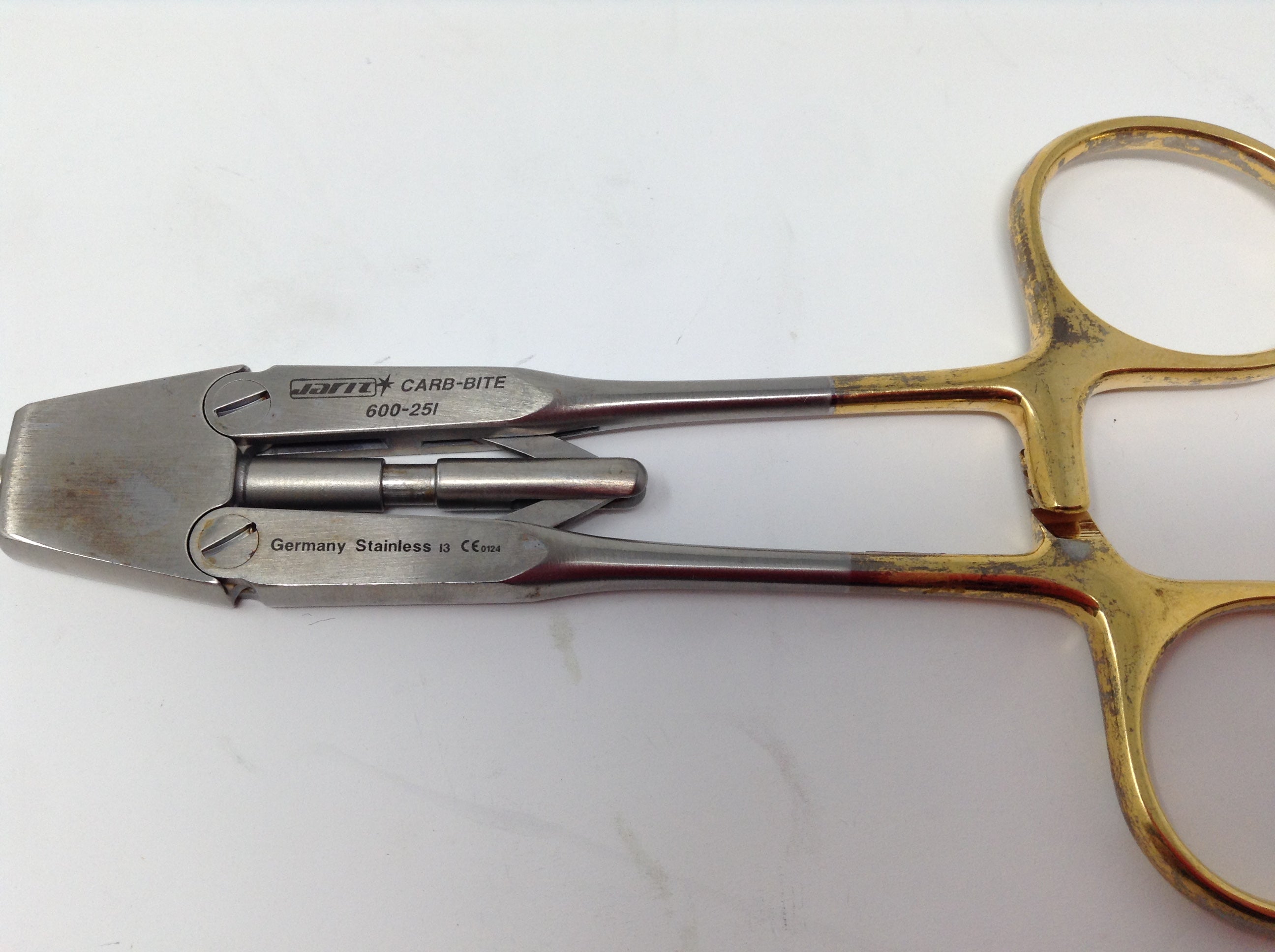 Jarit Carb-Bite Laparoscopic Needle Holder 600-251 Germany Stainless