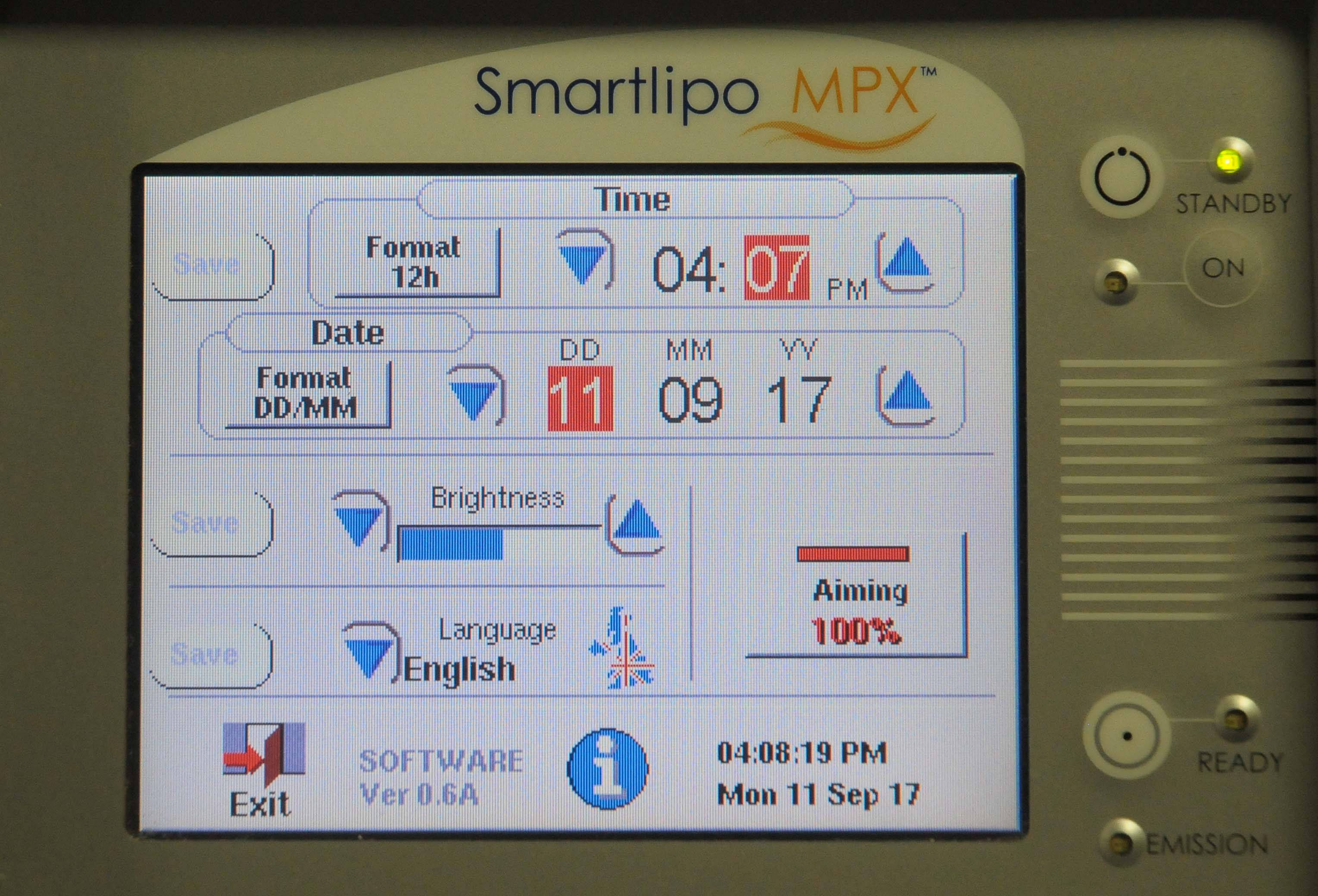 2008 Cynosure SmartLipo MPX 20W Nd YAG Laser 1064 nm Facial Leg NO RFID REQUIRED