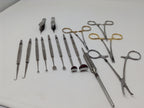 Germany Stainless Steel Set Blepharoplasty Surgical 15 Piece Set Probe Tweezer