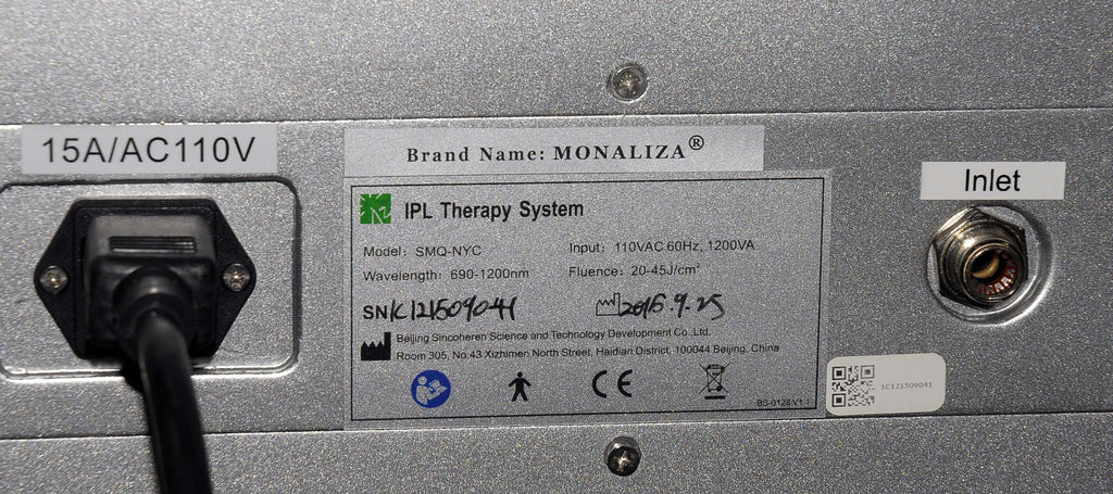 2015 Sincoheren Monaliza IPL Laser System Hair Removal Skin Rejuvenation - SR HR