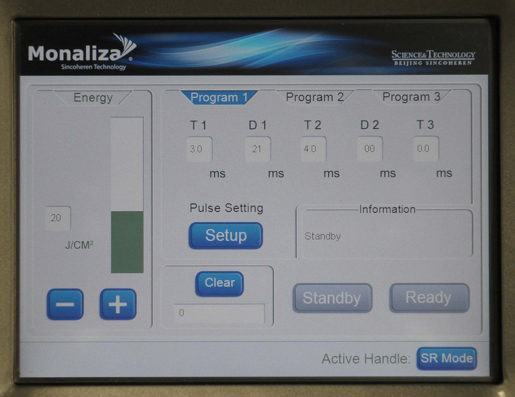 2015 Sincoheren Monaliza IPL Laser System Hair Removal Skin Rejuvenation - SR HR
