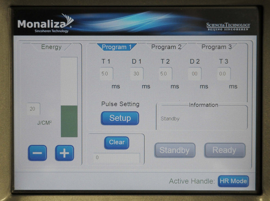 2015 Sincoheren Monaliza IPL Laser System Hair Removal Skin Rejuvenation - SR HR
