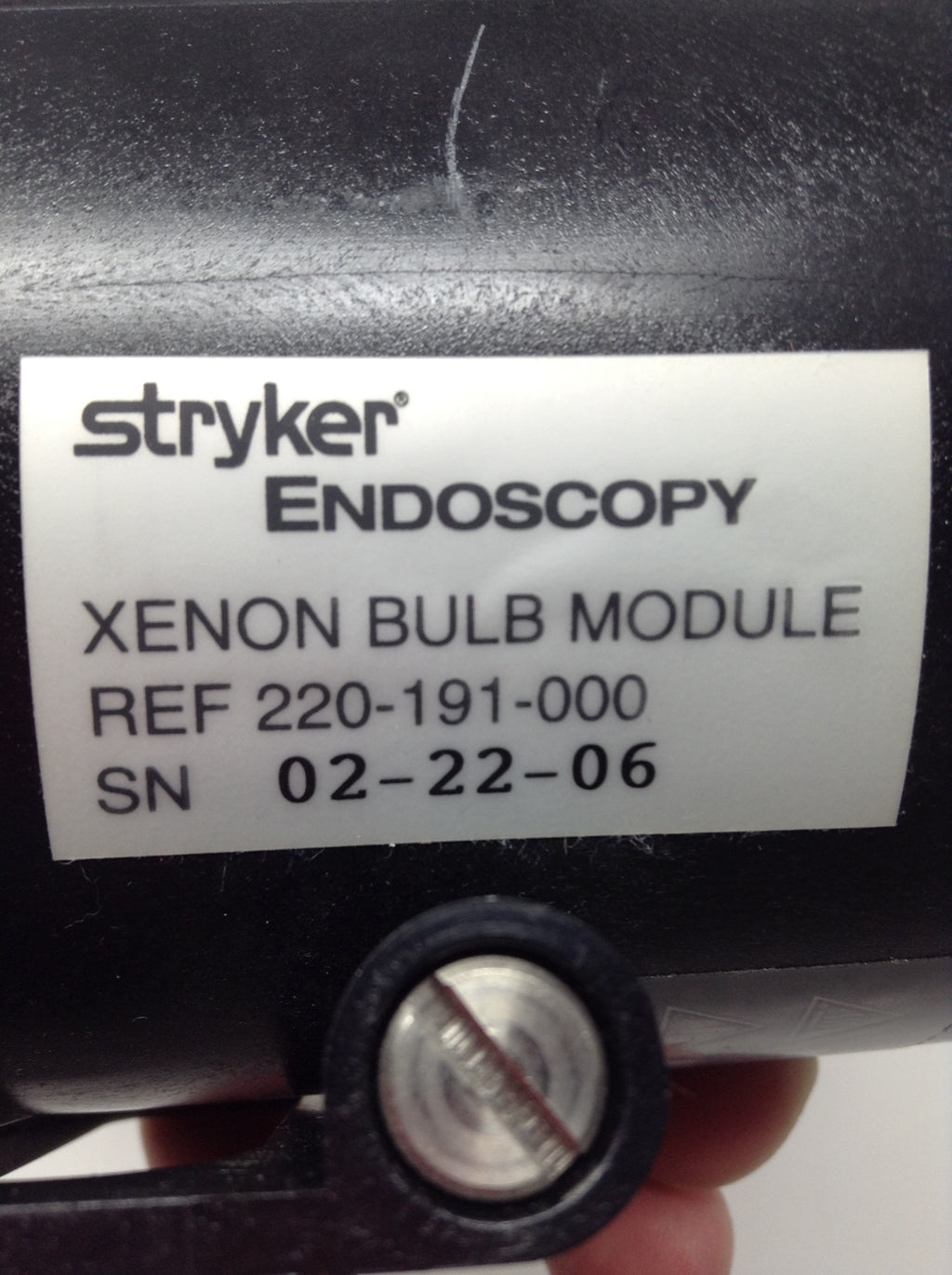 Stryker Endoscopy X7000 300W Model Ref 220-191-000 Xenon Bulb Short Arc Lamp