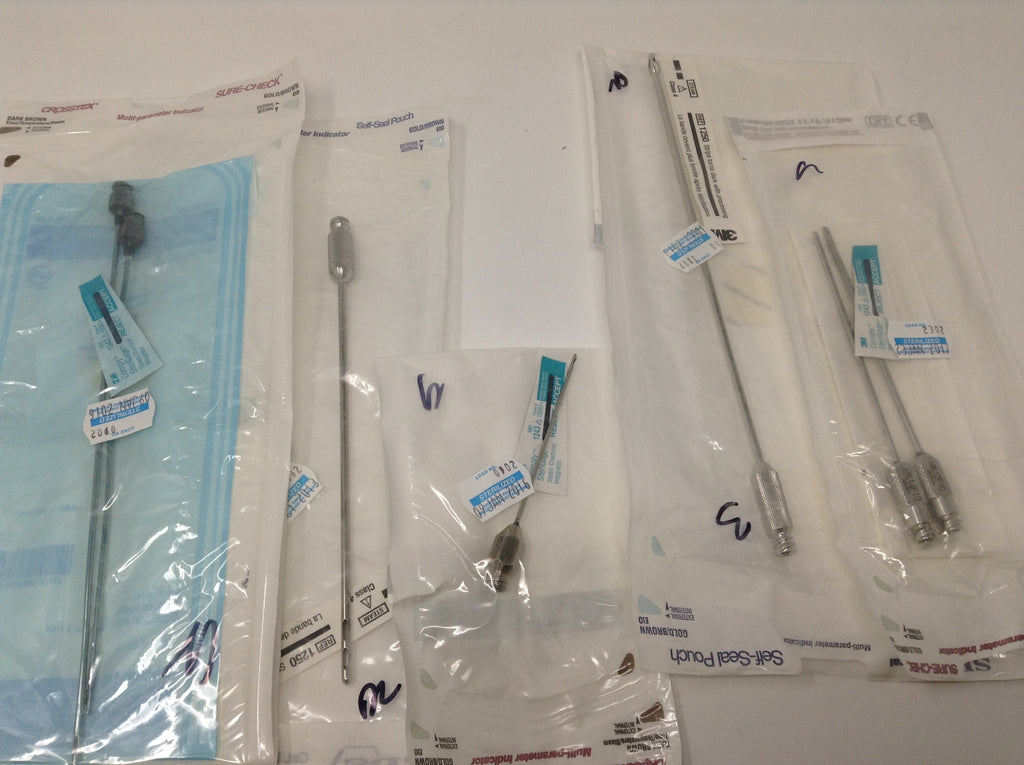 (x7 Pcs) CANNULA Surgical Needle Set Stainless Steel Surgery Canula Handle