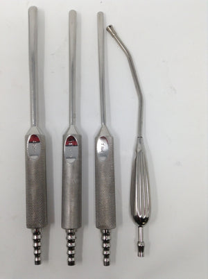 Cannula Surgical Needle Set of 4 Stainless Steel Lot w Handle
