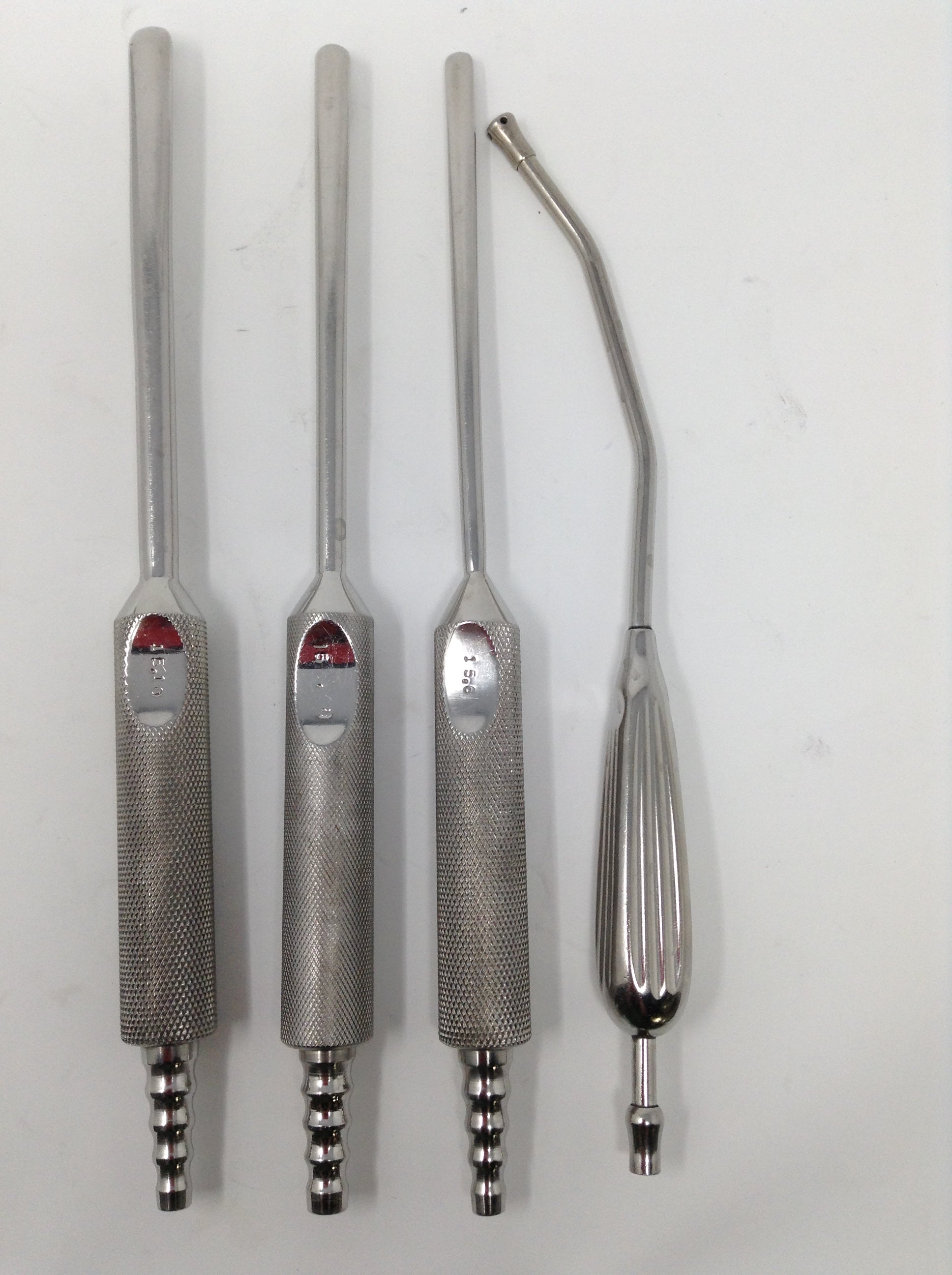 Cannula Surgical Needle Set of 4 Stainless Steel Lot w Handle