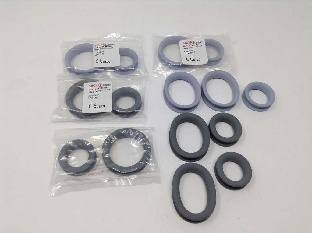 Microline ReNew IV Handle Ring Inserts Small 3909, 3910 Lot of 7