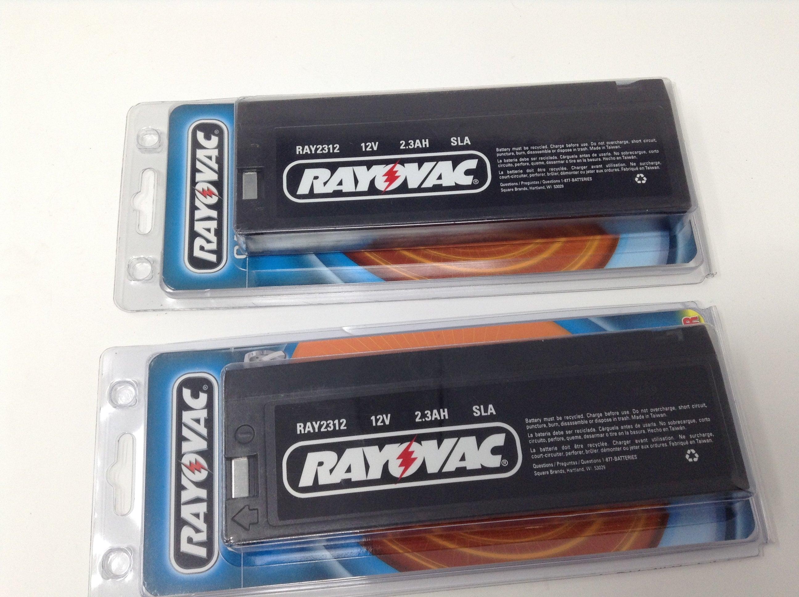 Rayovac Multipurpose Battery RAY2312 Camcorder 12V.2.3 AH SLA VG Lot of 2 New