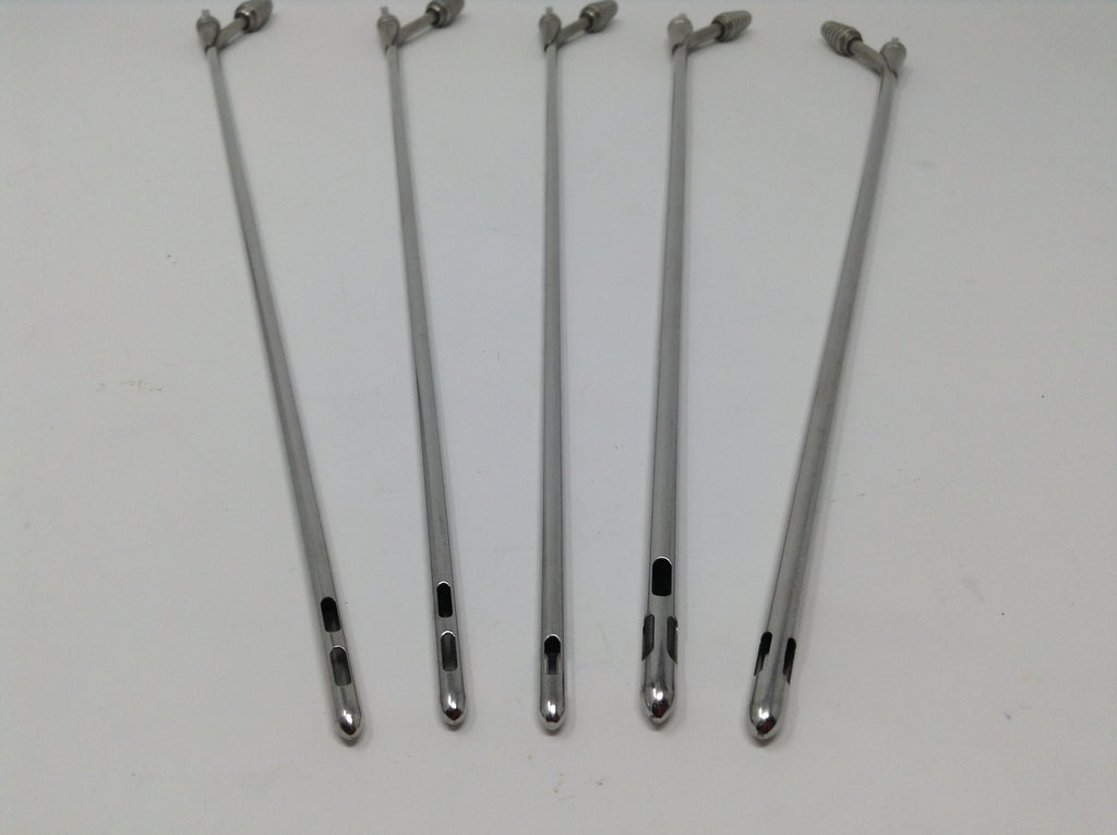 Cannula Surgical Needles Lot of 5 Stainless Steel SS Canula Cannulae Set