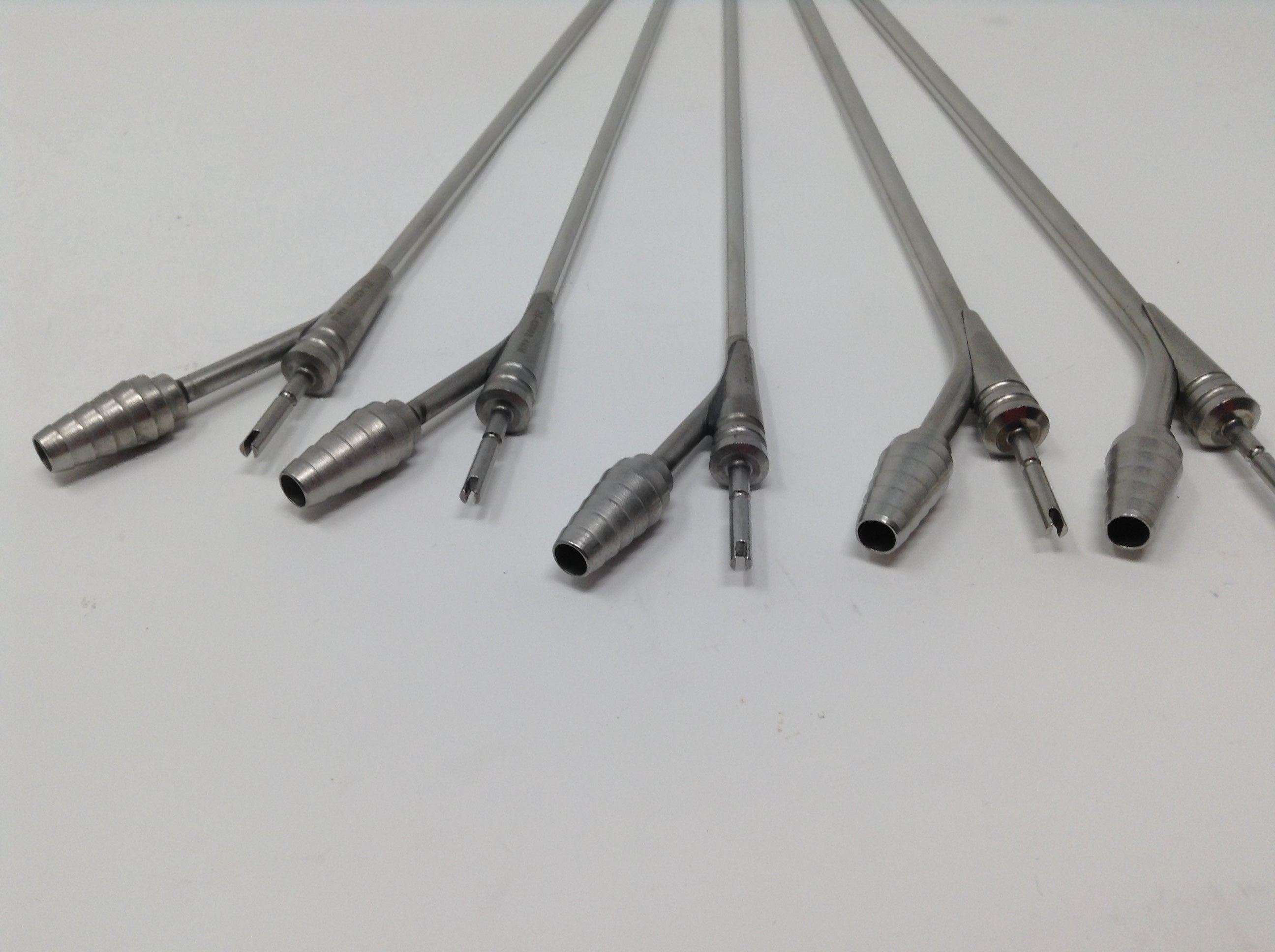 Cannula Surgical Needles Lot of 5 Stainless Steel SS Canula Cannulae Set