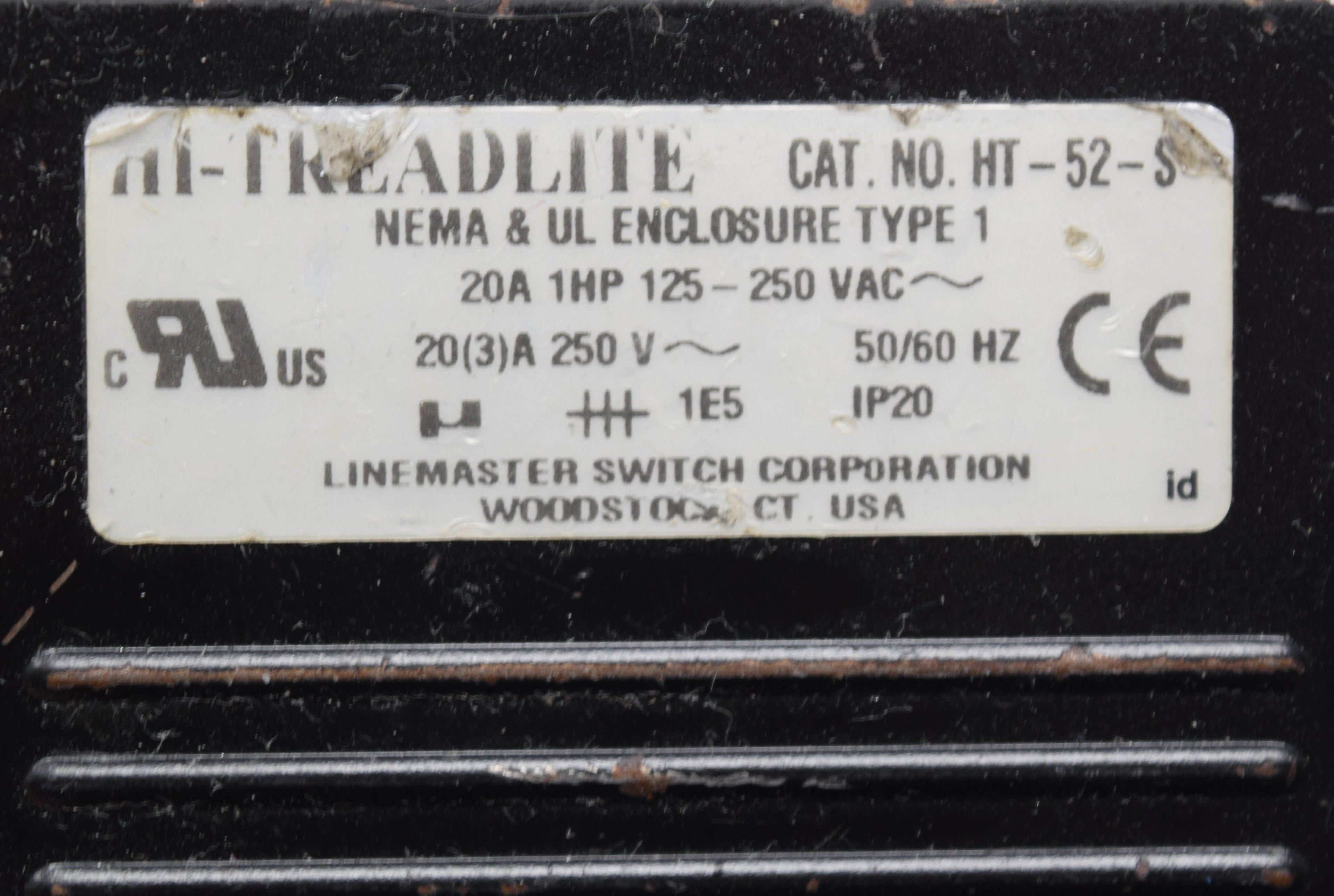 Hi Treadlite Linemaster HT-52-S Treadlite II Foot Switch Electrical Single Pedal