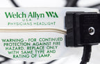 Welch Allyn 49003 79003 Halogen Headband Exam Light w/ Power Supply Headlight