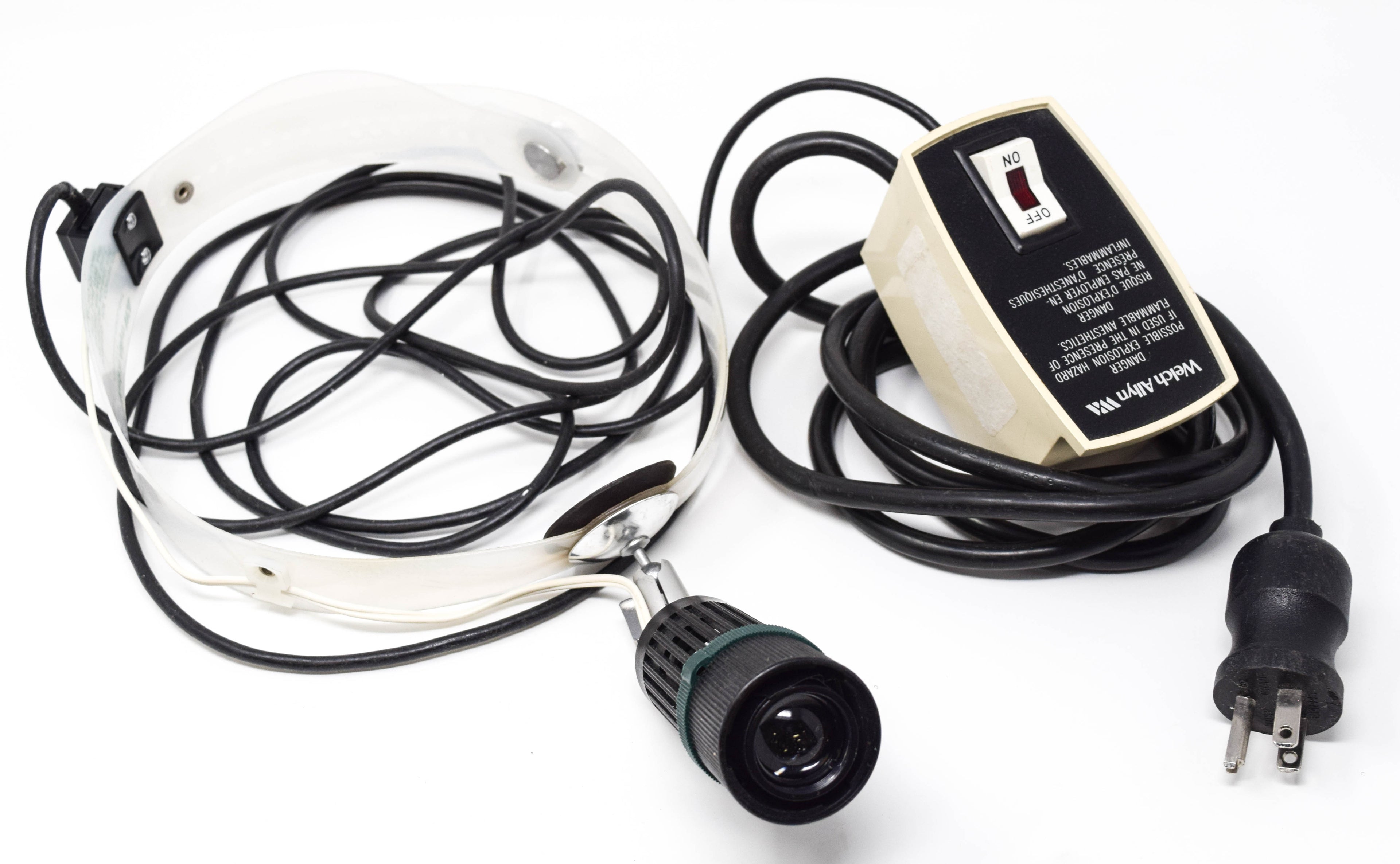 Welch Allyn 49003 79003 Halogen Headband Exam Light w/ Power Supply Headlight