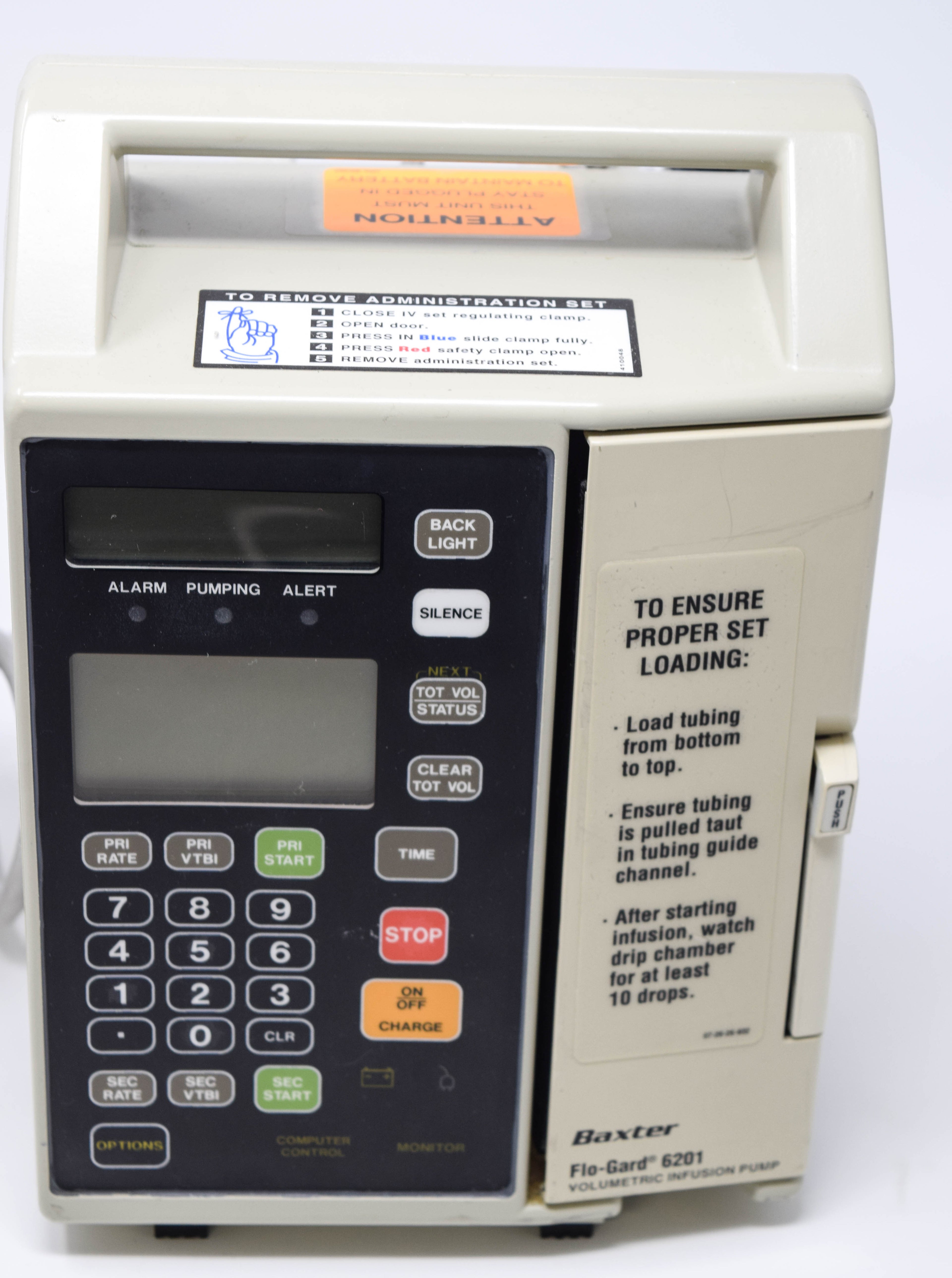 Baxter Flo-Gard 6201 Volumetric Infusion Pump FloGard Medco Blood Infuse