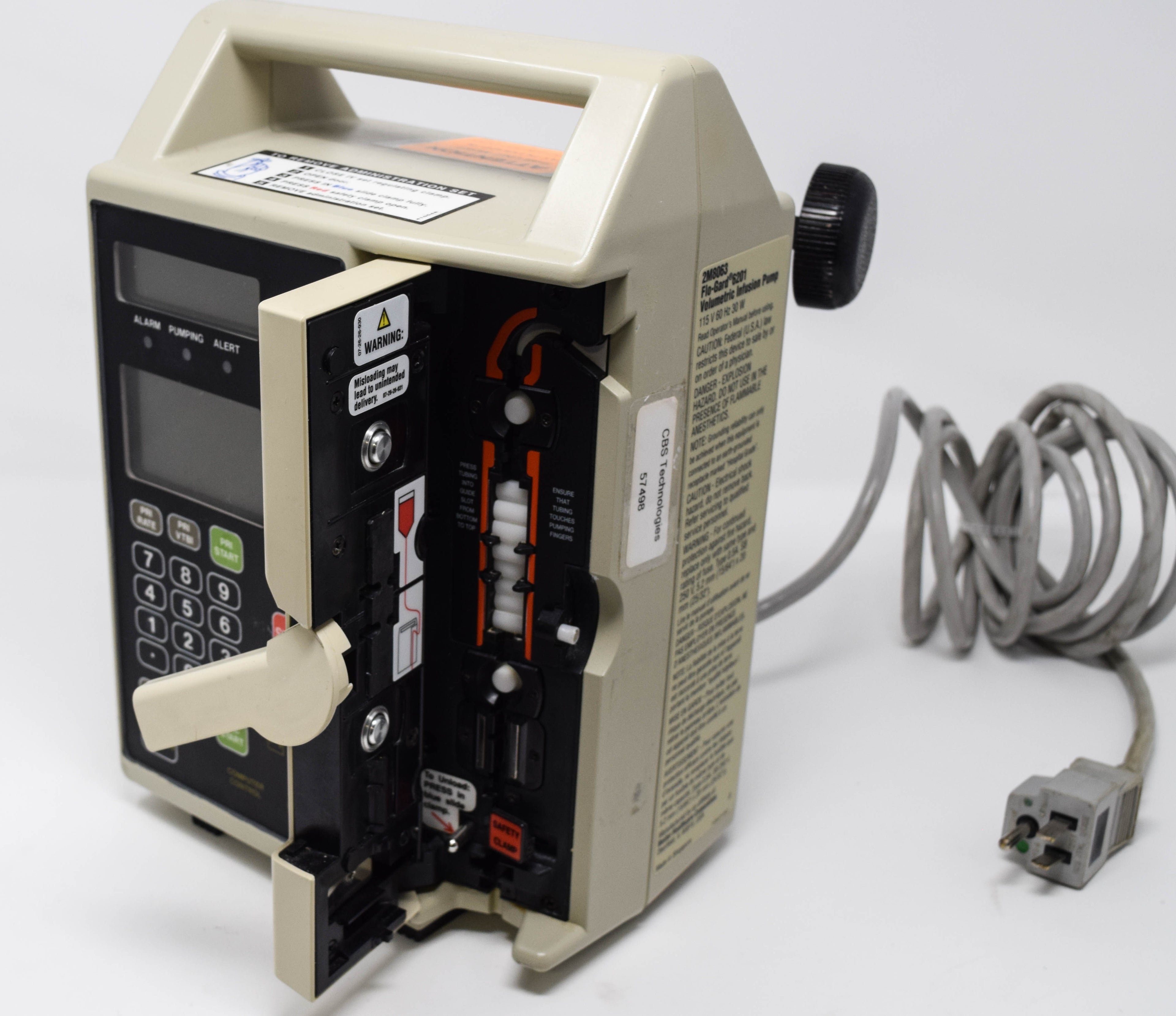 Baxter Flo-Gard 6201 Volumetric Infusion Pump FloGard Medco Blood Infuse