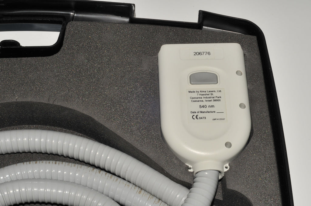 Alma Harmony Lasers 540nm HandPiece GREEN Vascular Pigmented Lesions Hand Piece