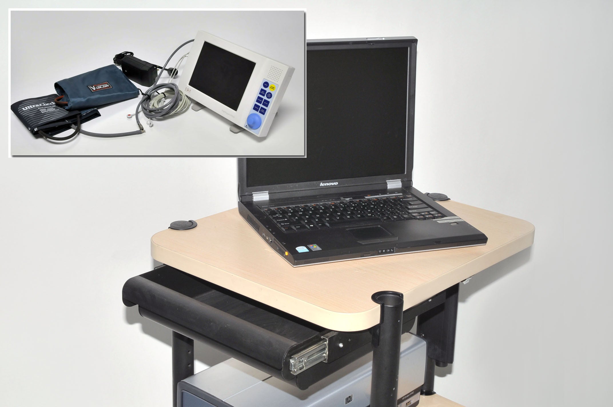 Ansar ANX 3.0 Autonomic Nervous System Patient Monitoring Nightingale PPM2 wCart