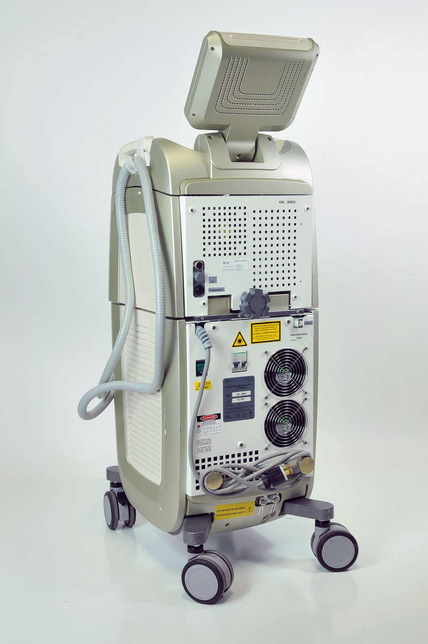 Alma Harmony XL Laser 2011 4 HandPieces ST 515 540 IPL iPixel Er-YAG 2940 Roller