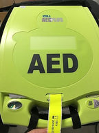 ZOLL AED PLUS AHA 2010 CASE CABINET NO WEAR