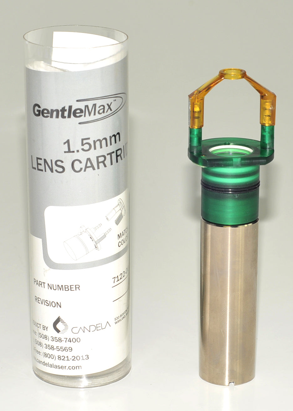 Candela GentleMAX Laser Lens Cartridge 1.5mm Part #: 7122-00-3947 Gentle MAX 1.5