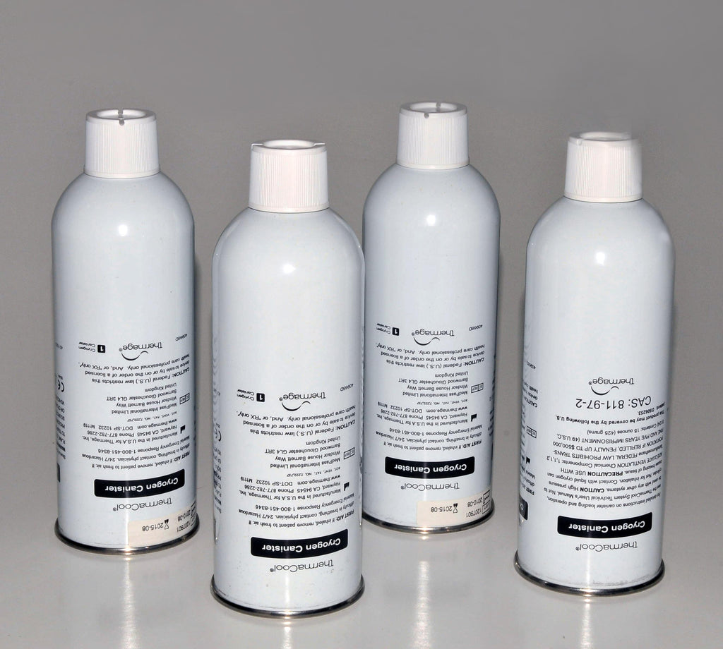 Thermage Cryogen Canister ThermaCool REF TC-1 TC-1-4 Lot of 4 Cans